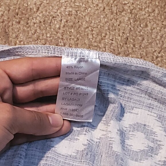 Blue Strapless Dress Cover Up - Picture 8 of 8